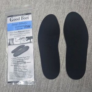 Good Feet Athletic Cushions Natural Sponge Rubber Insoles Vintage 2001 Small